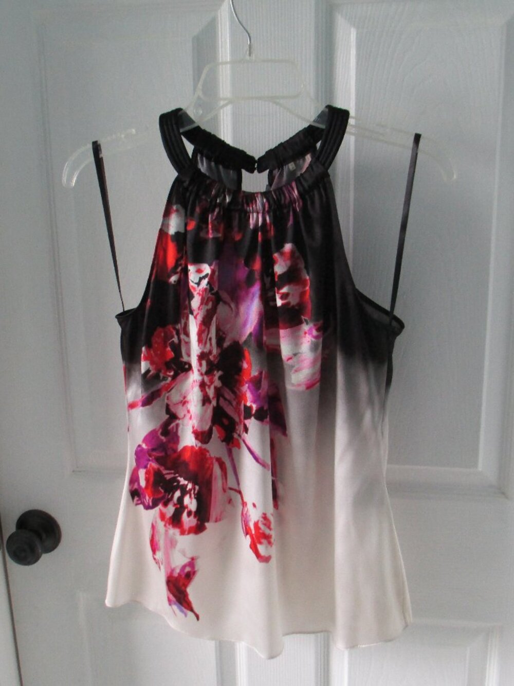 Elie Tahari halter style silk top